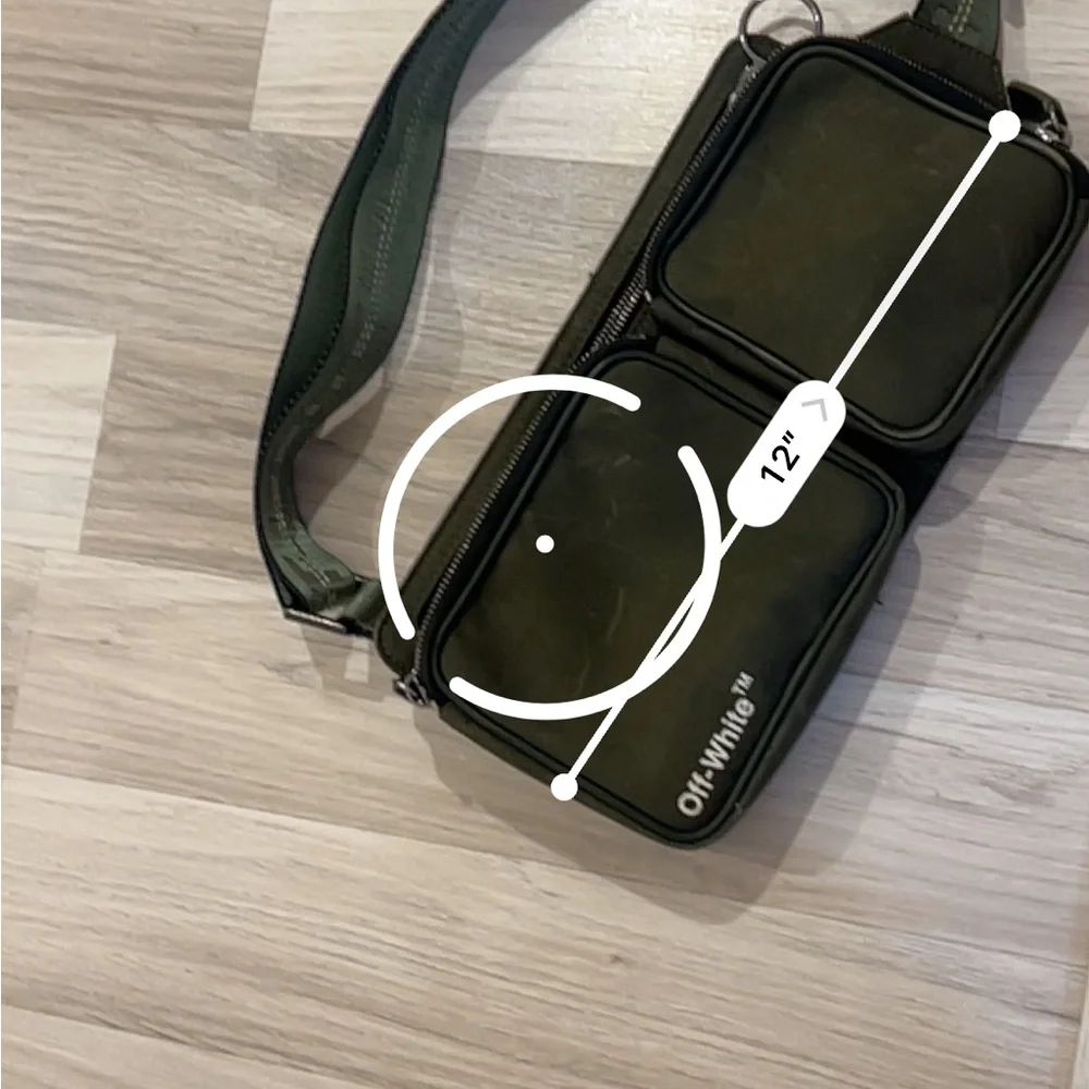 Rare Off-White multi compartment crossbody bag